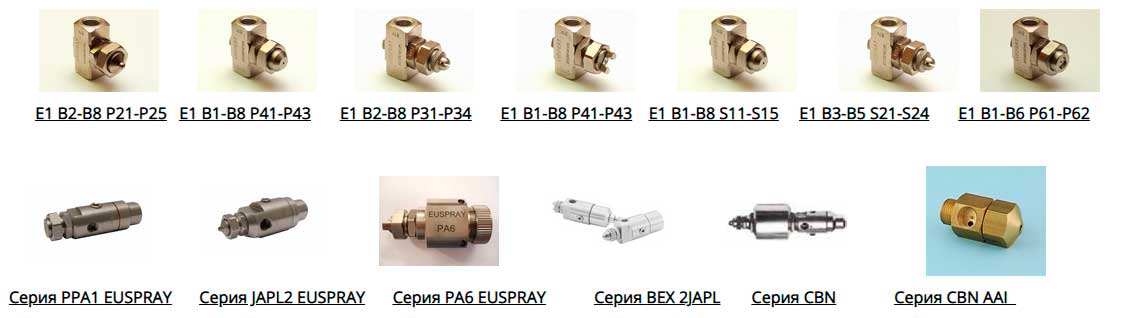 Двухфазные форсунки Двухфазные форсунки